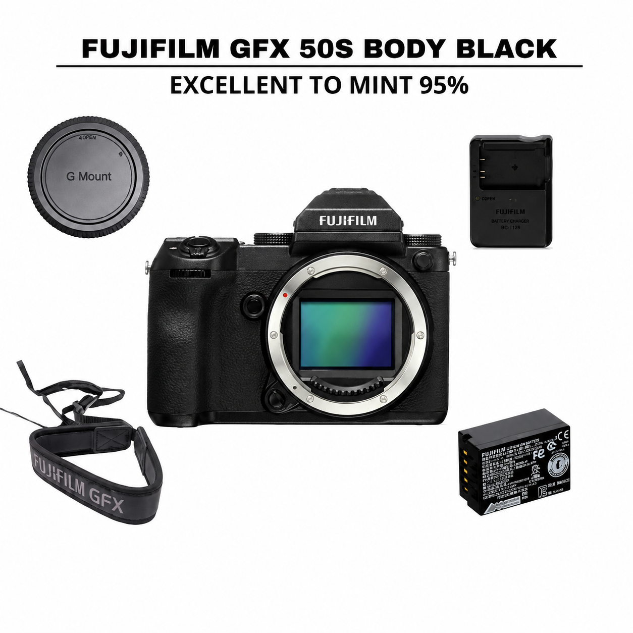 ::: USED ::: FUJIFILM GFX 50S BODY BLACK (EXMINT - 293) - CONSIGNMENT