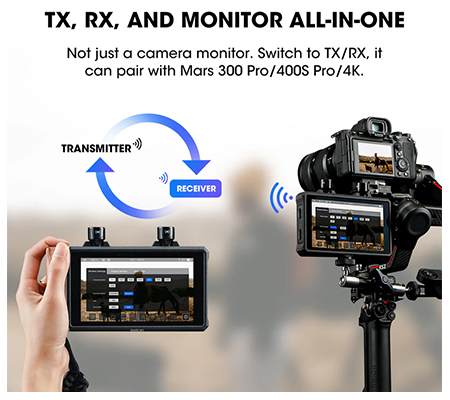Hollyland Mars M1 Video Kit (Mars M1 + Mars 4K) Wireless Transceiving Monitor