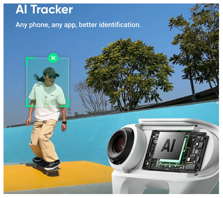 Insta360 Flow 2 AI Tracker Bundle Gimbal Stabillizer Summit White