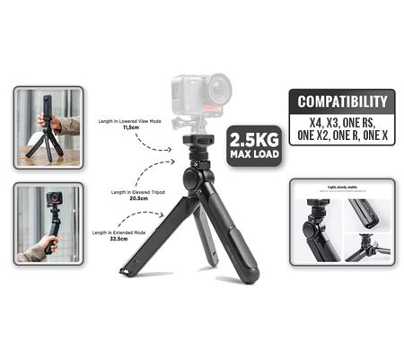 Insta360 Pgytech MantisPod Vlogging Tripod