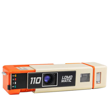 Lomography Lomomatic 110 Camera with Flash Golden Gate HP110COL