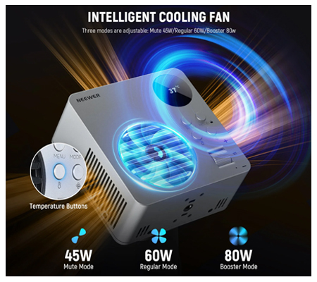 Neewer HB80C 80W RGBWW Mini COB LED Video Light