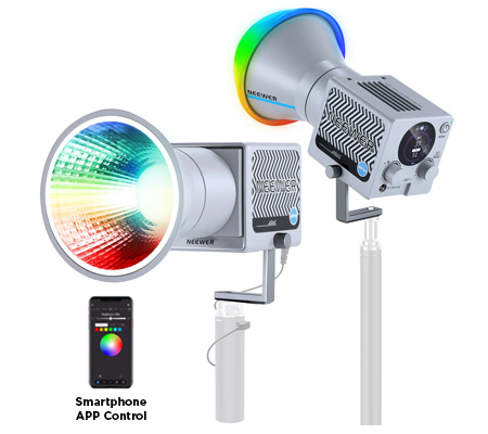 Neewer HS60C 60W Portable RGB LED Video Light