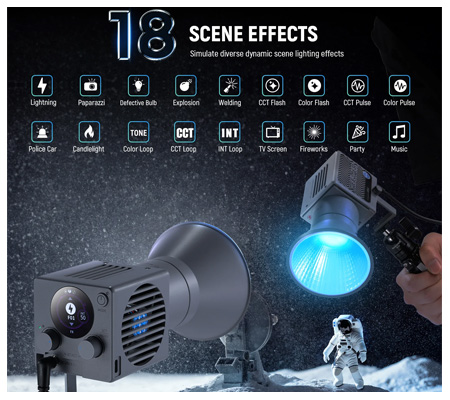 Neewer HS60C 60W Portable RGB LED Video Light