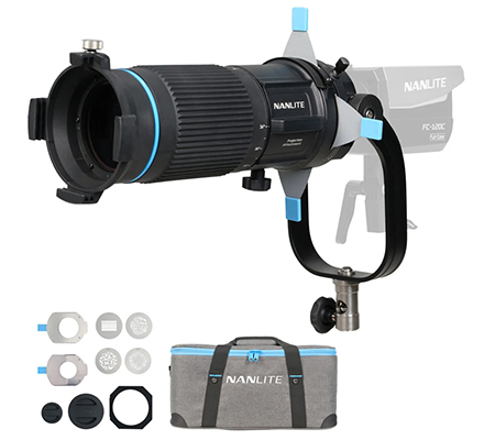 Nanlite PJ-BM-25-45 Projection Attachment for Bowens Mount with 25-45° Zoom Lens