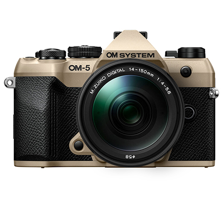 OM SYSTEM OM-5 Mark II kit 14-150mm f/4-5.6 II Sand Beige