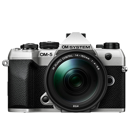 OM SYSTEM OM-5 Mark II kit 14-150mm f/4-5.6 II Silver