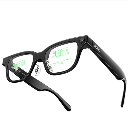 Rokid AI Glasses Black with AI & AR Smart Glasses