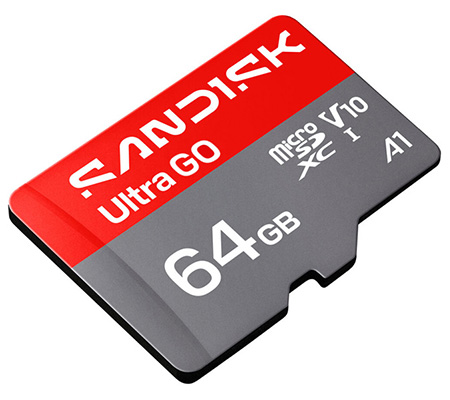 Sandisk Micro SDXC Ultra GO 64GB UHS-I V10 (Read 140MB/s)