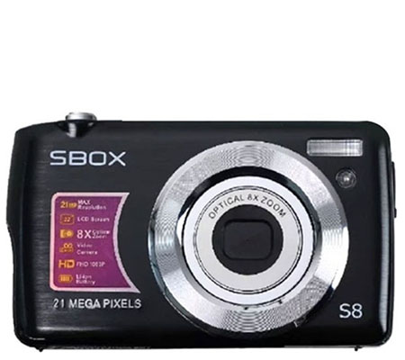 SBOX S8 Digital Camera Pocket Black
