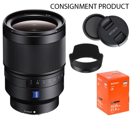 :::USED::: SONY FE 35MM F/1.4 ZA DISTAGON T* (EXMINT, 604)-CONSIGNMENT