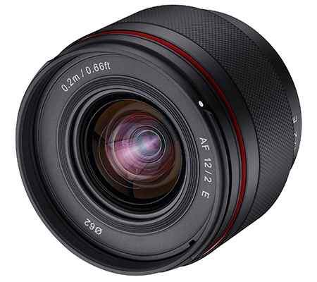 Samyang AF 12mm f/2 Ultra-Wide Angle Lens for Sony E Mount APSC
