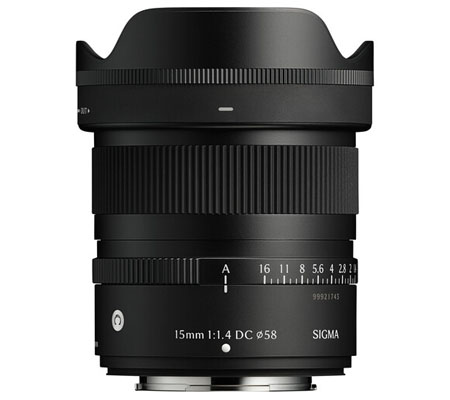 Sigma 15mm f/1.4 DC Contemporary for Fujifilm X Mount APSC