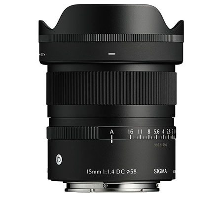 Sigma 15mm f/1.4 DC Contemporary for Sony E Mount APSC