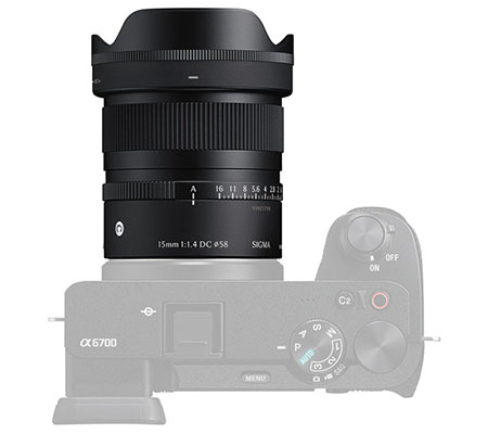 Sigma 15mm f/1.4 DC Contemporary for Sony E Mount APSC