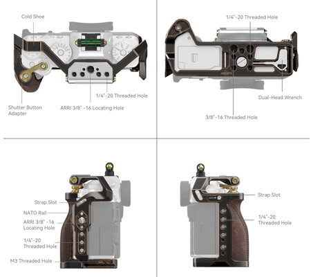 SmallRig Retro Cage for Fujifilm XT5 3870