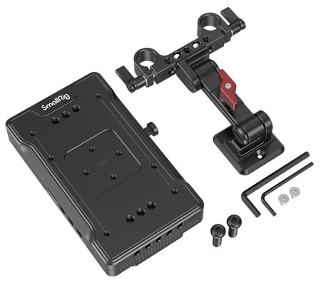 SmallRig V Mount Battery Adapter Plate with Adjustable Arm 3204