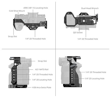SmallRig Advanced Cage Kit for Sony A7 V / A7R V / A7 IV / A7S III 3669D