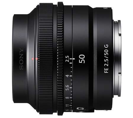 Sony FE 50mm f/2.5 G Lens