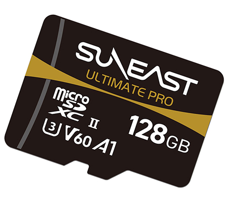 Suneast Micro SD 128GB 280MB/s UHS-II V60 Series Ultimate PRO SE-MS2128G26G1F