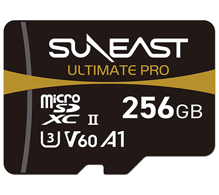 Suneast Micro SD 256GB 280MB/s UHS-II V60 Series Ultimate PRO SE-MS2256G26G1F