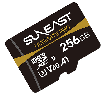 Suneast Micro SD 256GB 280MB/s UHS-II V60 Series Ultimate PRO SE-MS2256G26G1F