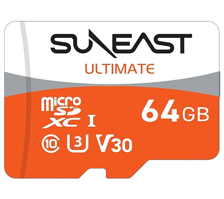 Suneast MicroSD 64GB 95MB/s UHS-I V30 Ultimate Orange Series SE-MSDU1064E095