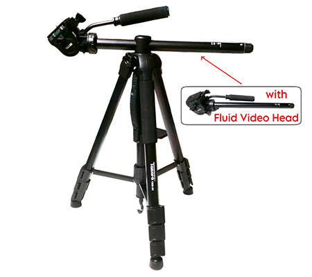 Takara TMB-30 Overhead Flatlay Tripod Monopod with Fluid Video Head