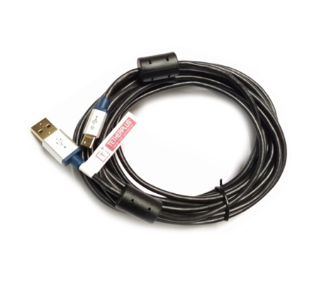 TetherPlus Goldplate USB 2.0 Mini-B 5-Pin with Double Ferrite Cable 3 Meter