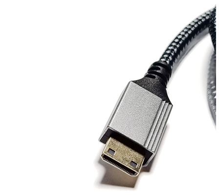 TetherPlus Mini HDMI to HDMI V2.0 4K 1.5M Cable Nylon Braided (TP-NUHDAMNM-150)
