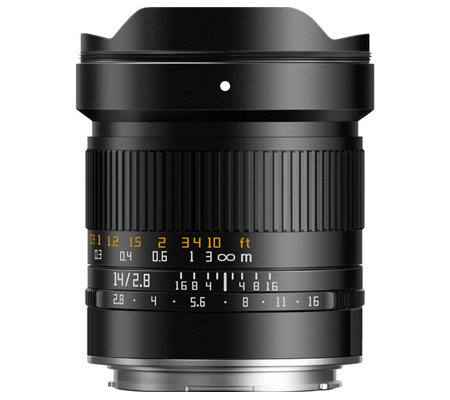 TTArtisan 14mm f/2.8 for Sigma Panasonic Leica L Mount Full Frame