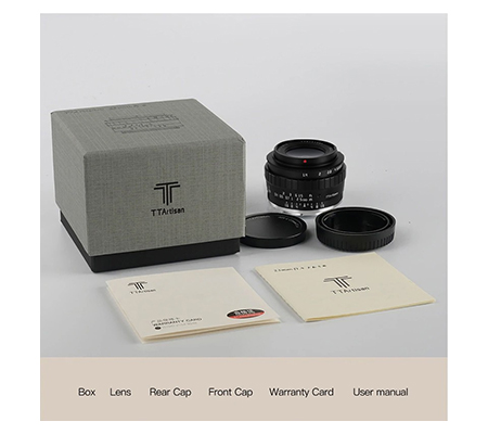 TTArtisan 23mm f/1.4 for Micro Four Third Mount Black Silver