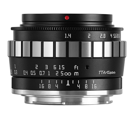 TTArtisan 23mm f/1.4 for Micro Four Third Mount Black Silver