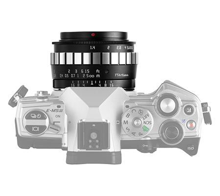 TTArtisan 23mm f/1.4 for Micro Four Third Mount Black Silver