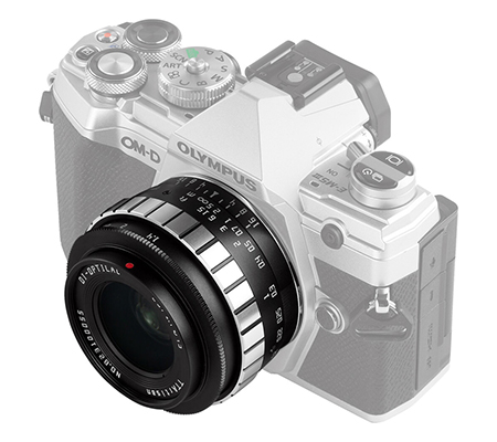 TTArtisan 23mm f/1.4 for Micro Four Third Mount Black Silver