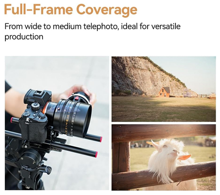 TTArtisan 50mm T2.1 Dual Bokeh Cine Lens for Panasonic Leica L Fullframe Lens