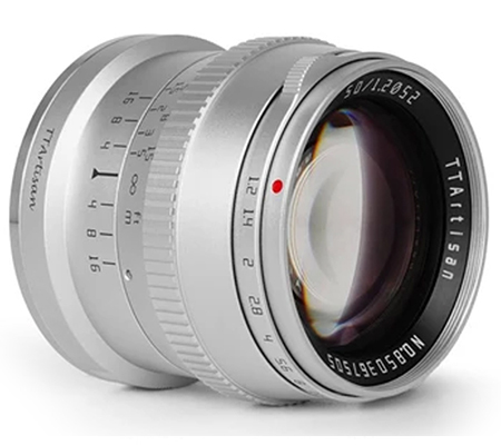 TTArtisan 50mm f/1.2 for Nikon Z Mount APSC Silver