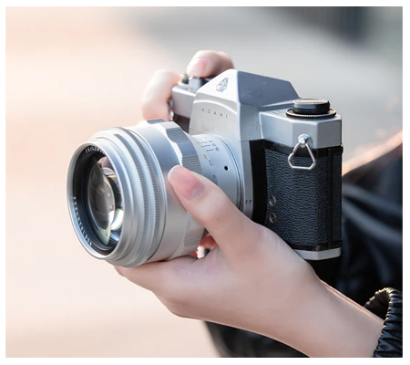TTArtisan 75mm f/1.5 Swirly Bokeh for M42 Mount Full Frame Silver