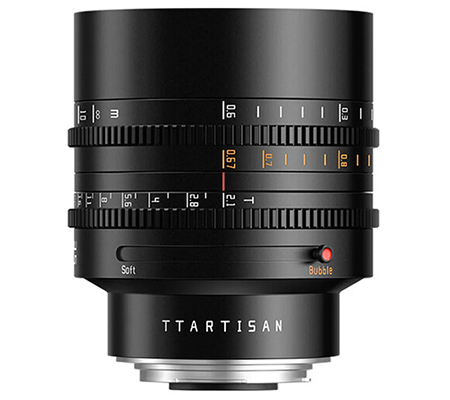 TTArtisan 85mm T2.1 Dual Bokeh Cine Lens for Canon RF Fullframe Lens