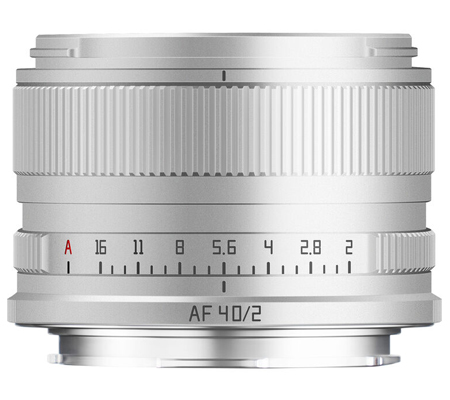 TTArtisan AF 40mm f/2 for Panasonic Leica L Mount Full Frame Silver