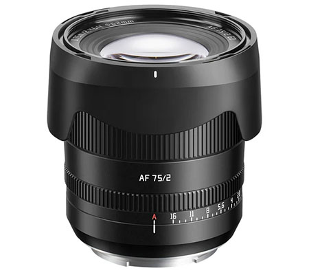 TTArtisan AF 75mm f/2 for Sony E Mount Full Frame Bundling Suneast SDXC 128GB 208MB/s