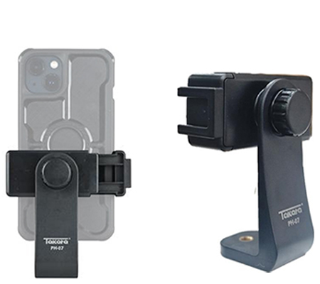 Takara PH-07 Adjustable 360° Phone Holder with Cold Shoe