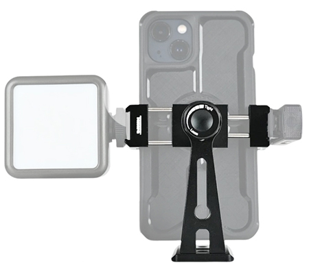 Takara PH-08 Adjustable 360° Metal Phone Holder with Dual Cold Shoe & Arca Swiss Base