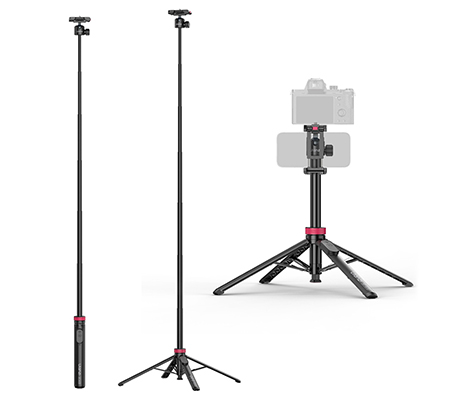 Ulanzi MT-44B 2-In-1 Selfie Stick Tripod for Camera & Smartphone