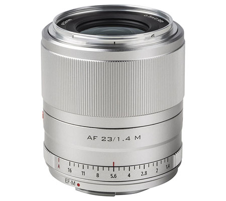 Viltrox AF 23mm f/1.4 for Canon EF-M Mount APS-C Silver