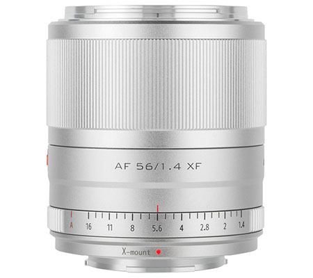 Viltrox AF 56mm f/1.4 for Fujifilm X Mount APSC Silver