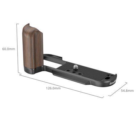 SmallRig Wooden L-Shape Grip for Fujifilm X-T50 4784 Black
