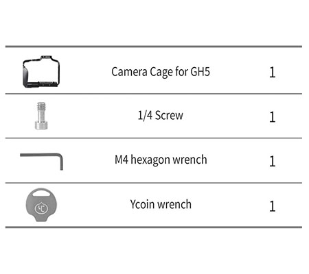YC Onion Cage for Panasonic GH5/GH5S Magnesium Alloy
