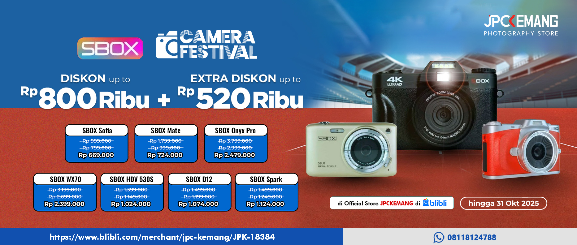 Diskon SBOX di Blibli JPC Kemang