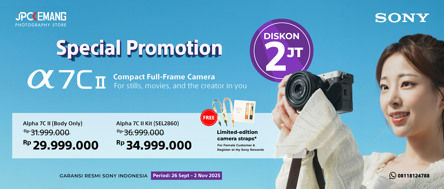 Diskon Sony A7C II